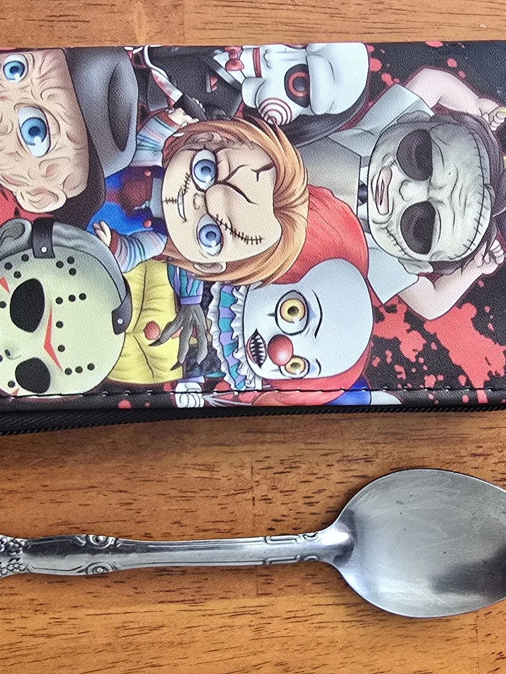 Horror Characters Party Table Runner - Multicolor